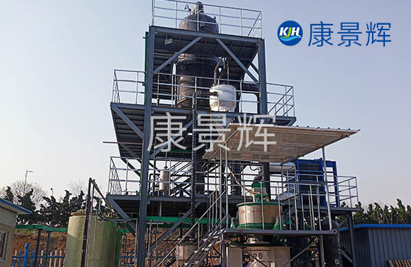 處理量5t/h雜鹽單效蒸發結晶系統